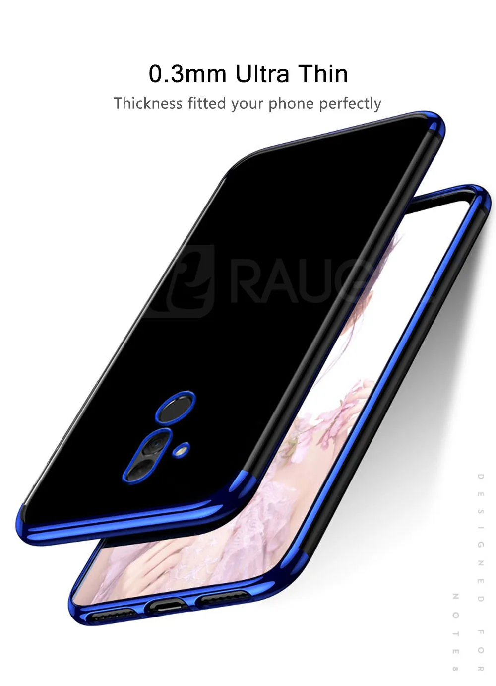 Бампер чехол для huawei mate 20 Lite чехол Роскошный прозрачный термопластичный полиуретан силиконовый блестящий чехол для huawei mate 20 lite чехол