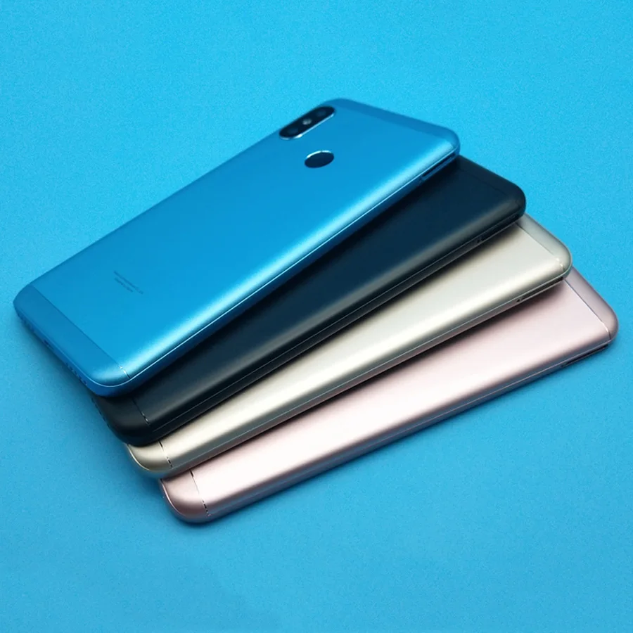 Задняя крышка аккумулятора для Xiaomi Mi A2 Lite / Redmi 6 Pro металлический дверной
