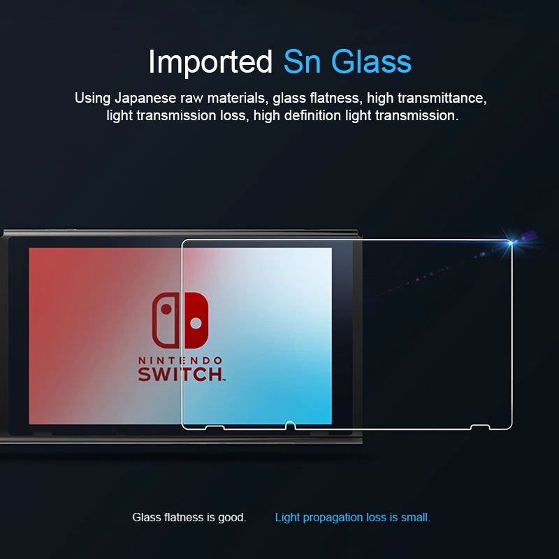 HUKU 9H Screen Protector For Nintend Switch NS NX Tempered Glass 3DS Ultra HD 0.3mm Protective Film | Мобильные телефоны и