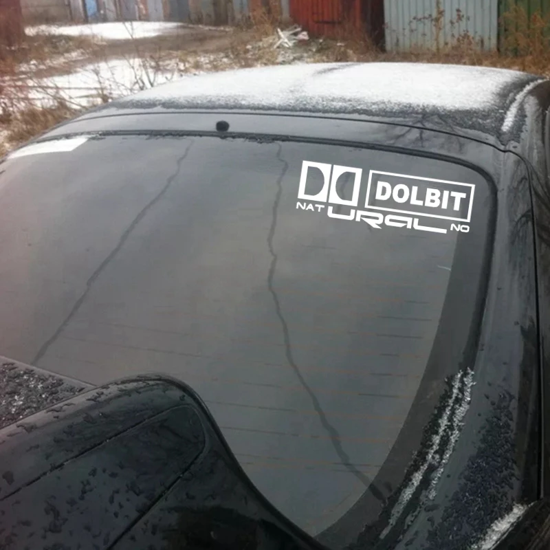 CK2322#30*10см наклейки на авто DOLBIT NATURAL NO водонепроницаемые машину наклейка для
