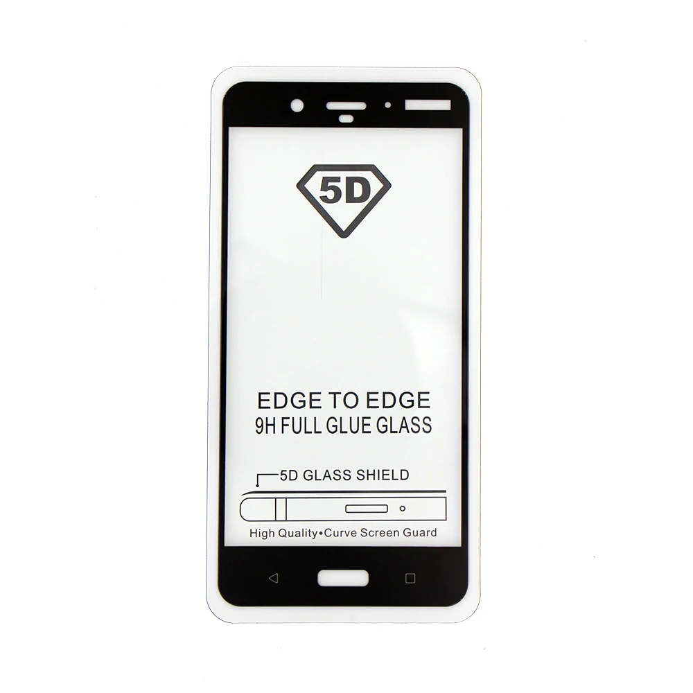 5D изогнутое полноэкранное закаленное стекло Oneplus 5 изогнутая Защитная пленка для