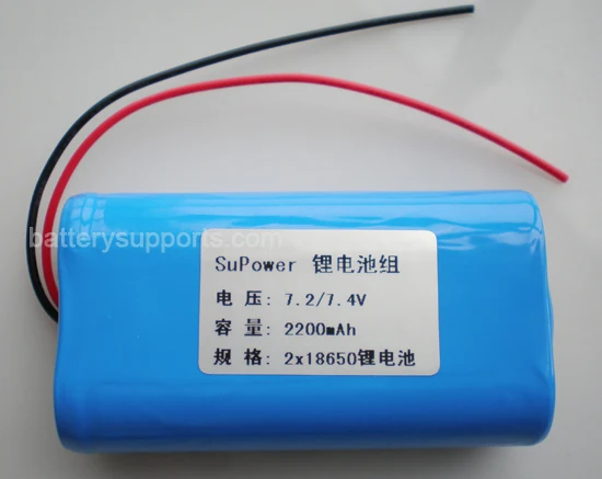 Литий ионный перезаряжаемый аккумулятор SuPower 7 2 В 4 8 в 18650 мАч макс. А со встроенной