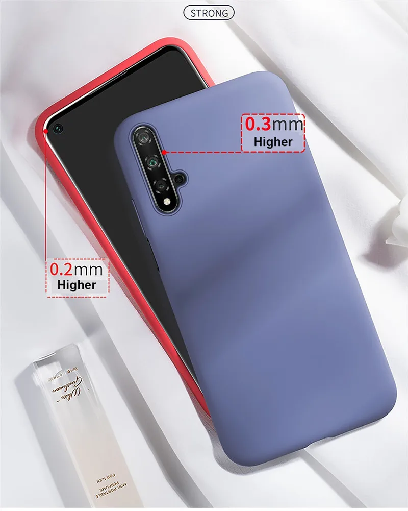 Для honor 20 Pro жидкий силиконовый мягкий чехол для honor 20 Pro honor 20 Lite чехол оригинальная Жидкая силиконовая Резина ТПУ чехлы Coque