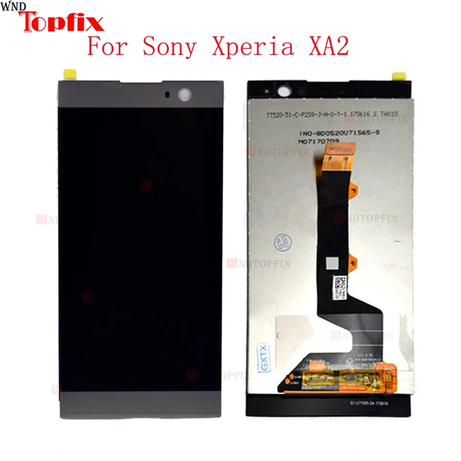 ЖК-дисплей IPS 5 2 дюйма для Sony Xperia XA2 сенсорный экран H4133 H4131 H4132 дигитайзер в сборе