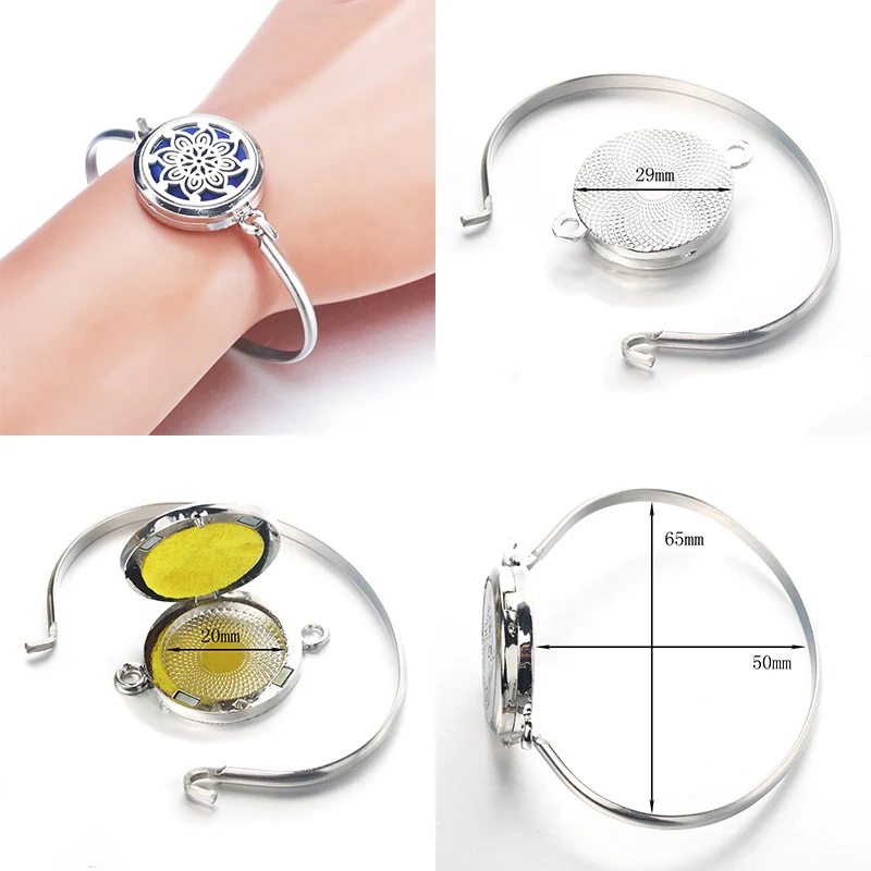 Созвездия медальон браслет Таурус из нержавеющей стали эфирное масло диффузор