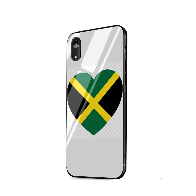 Desxz Jamaica Glass Case For iPhone 5 5s SE 6 6s 7 8 Plus X XR XS Max Cover |