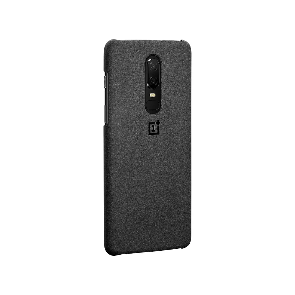 Официальный чехол для OnePlus 6 защитный с песчаником оригинал One Plus из углеродного