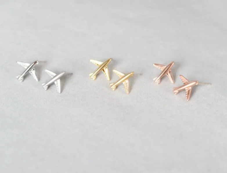 Серьги пусеты для женщин 1 шт. серьги ручной работы из серебра и золота модный