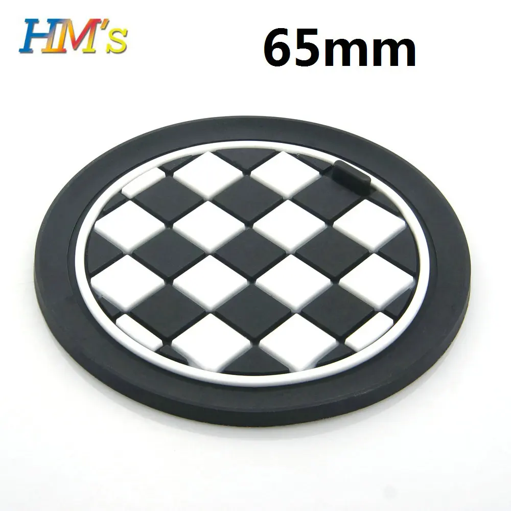 Checker 65mm Для MINI Cooper S Countryman один R50 R52 R53 R55 R56 R57 R58 R59 R60 R61 F54 F55 F56 F57 F60 анти-скольжения Мат Силиконовое защитное покрытие для автомобильных ковриков - Название цвета: Checker 65mm