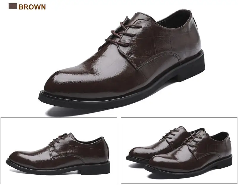 ZUNYU/Новая мужская качественная обувь из лакированной кожи; Zapatos de hombre; Размеры: черная кожаная мягкая мужская обувь; мужские классические оксфорды на плоской подошве