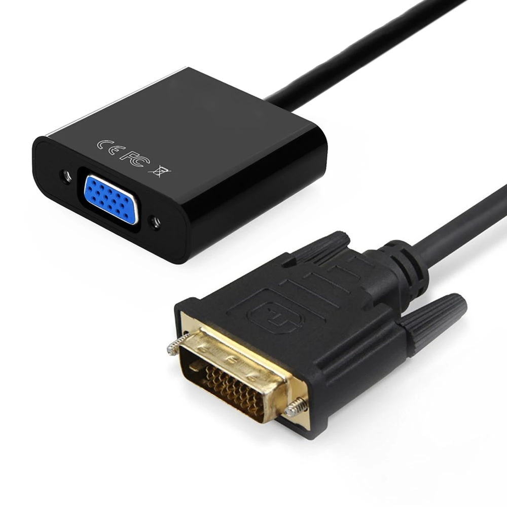 

Адаптер MLLSE DVI-D 24 + 1 с источником на VGA Female, кабель конвертера подходит для ПК монитора HDTV CB0505