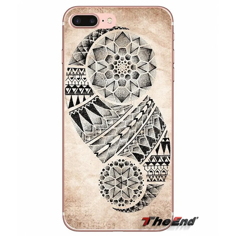 Силиконовый чехол для Huawei G7 G8 Ascend P7 P8 P9 Lite Honor 4C 5X 5C 6X Mate 7 8 9 Y3 Y5 Y6 II Pro Polynesian Tattoo Samoan |