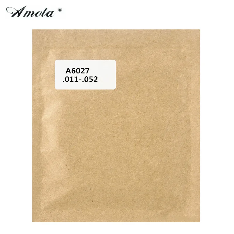 Amola Гитары строка a6027 011-052 дерева Акустическая строки с покрытием