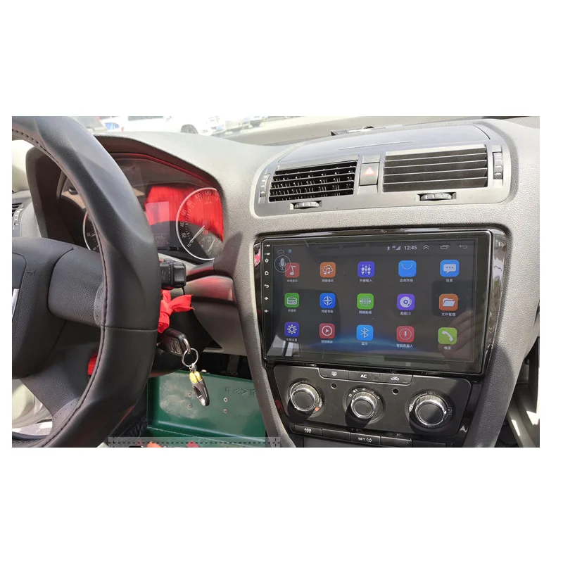 Aoluoya IPS 2 Гб RAM четырехъядерный Android 7 1 Автомобильный DVD плеер для Skoda Octavia 2007 2008 2009 2010