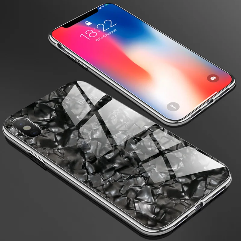 Роскошный Магнитный поглощающий чехол для телефона iPhone X 8 7 6 Plus металлический