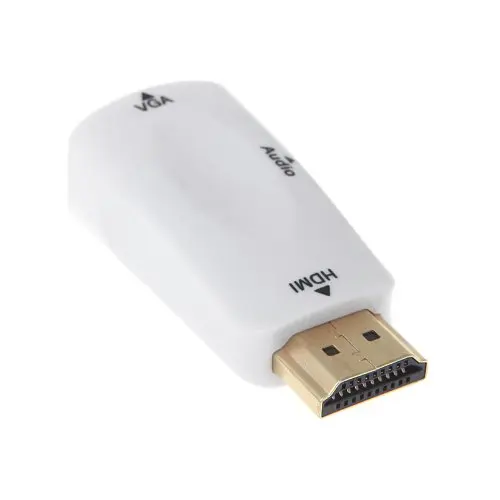 Совершенно новый 1080P HDMI папа к VGA Женский адаптер видео конвертер с аудио выходом |