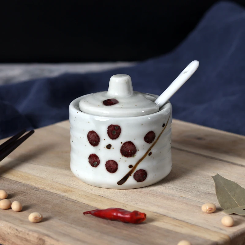 21 SJapanese банка для специй керамическая банка для соуса хранение кухонной утвари коробка для хранения бутылки для соуса бутылка для специй свадебный подарок