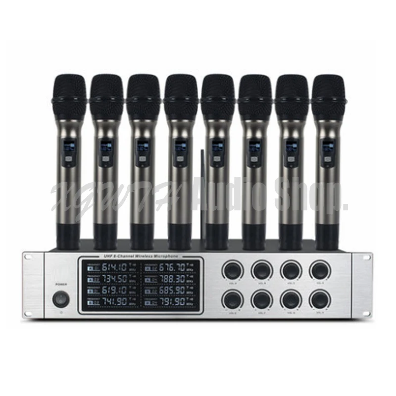 저렴한 UHF 무선 회의 마이크 시스템, 무대 공연 음성 핸드헬드 칼라 헤드셋 척 입고 구즈넥 마이크