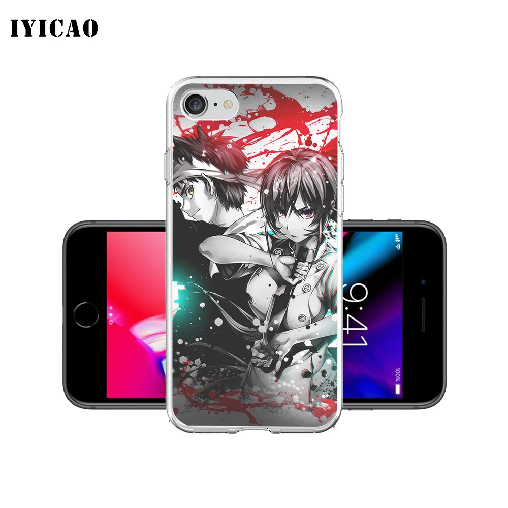 Мягкий силиконовый чехол IYICAO Shokugeki no Soma для iPhone X XR XS MAX 6 6s 7 8 Plus 5 SE из