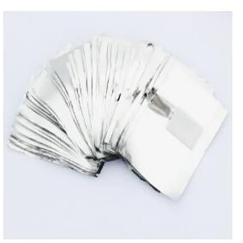 100Pcs/Lot 2017 Aluminium Foil Nail Art Soak Off Acrylic Gel Polish Removal Wraps Remover Makeup Tool Cleaner | Красота и здоровье