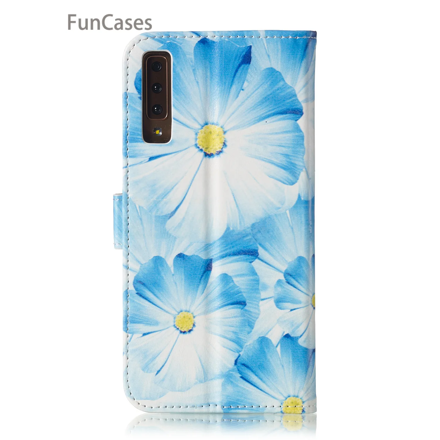 Из искусственной кожи чехол бумажник для samsung A30 сотовый Чехол s Galaxy A20 A750 A9 2018 A310 A3
