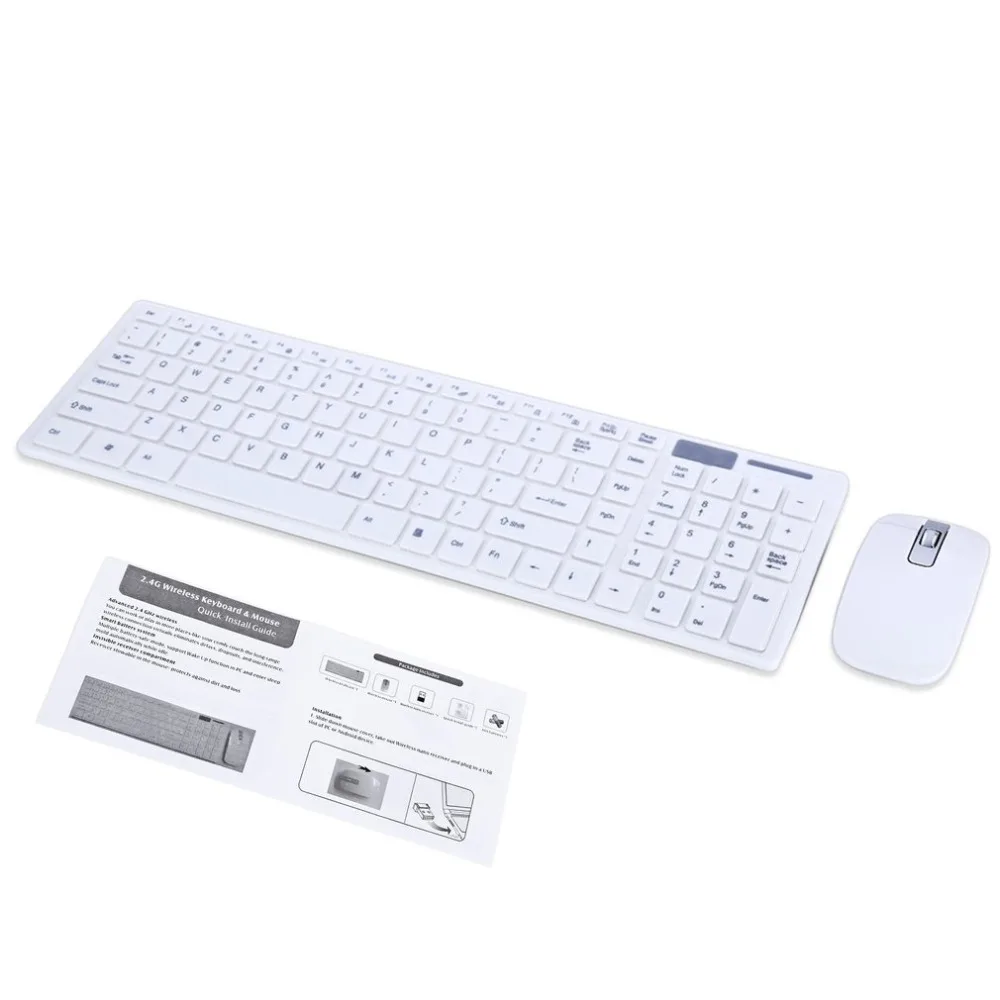 Wireless Keyboard and Mouse HK3600 2.4G 1600DPI Ultra-Slim teclado y raton inalambrico | Компьютеры и офис