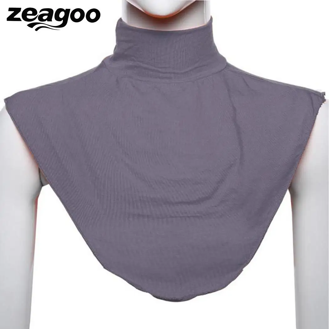 Zeagoo Новый исламистского движения мягкая эластичная петля Твердые воротник шарф