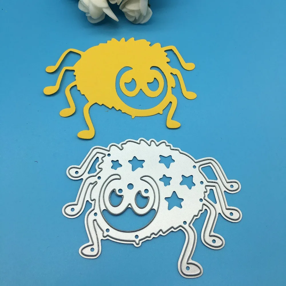 

YINISE Metal Cutting Dies For Scrapbooking Stencils Spider DIY PAPER Album Cards MAKING Embossing Folder Die Cut CUTS Template