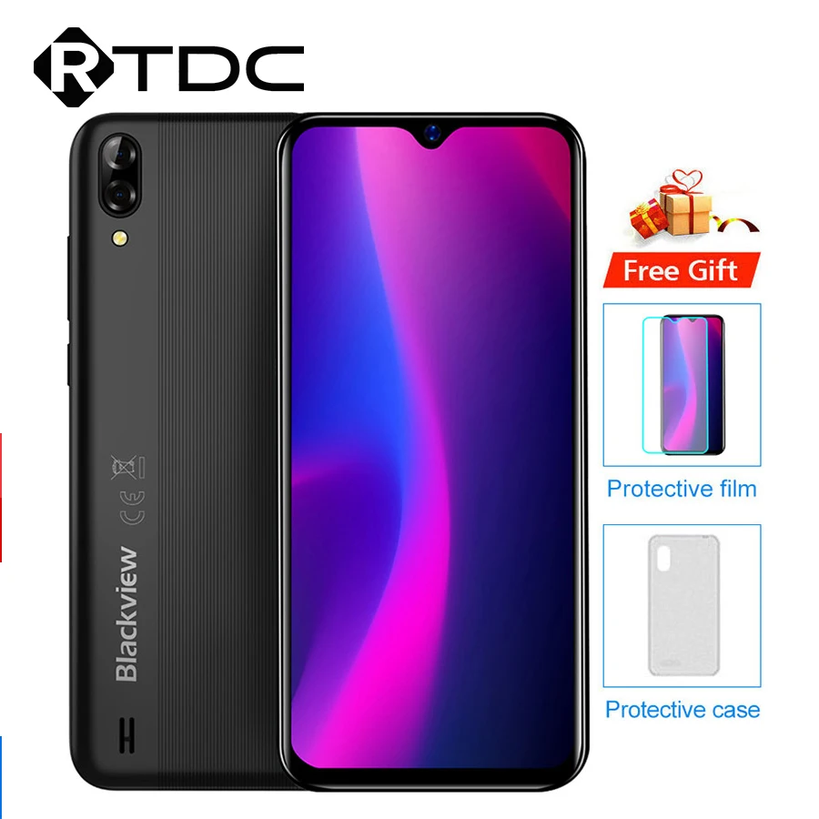 Blackview A60 смартфон с 5 дюймовым дисплеем четырёхъядерным процессором MT6580A/WA ОЗУ 1 ГБ