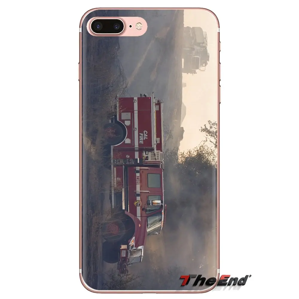 Transparent TPU Shell Cases firetrucks pictures Fire Truck For iPod Touch Apple iPhone 4 4S 5 5S SE 5C 6 6S 7 8 X XR XS Plus MAX |