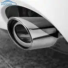 Универсальный автомобильный глушитель, наконечник трубы из нержавеющей стали для автомобилей 1,5-2.2L, автомобильные аксессуары 16x8,7x8,7 см