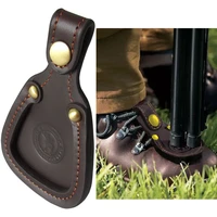 tourbon hunting leather toe pad shoes protector sporting clays shooting barrel rest trap game accessories