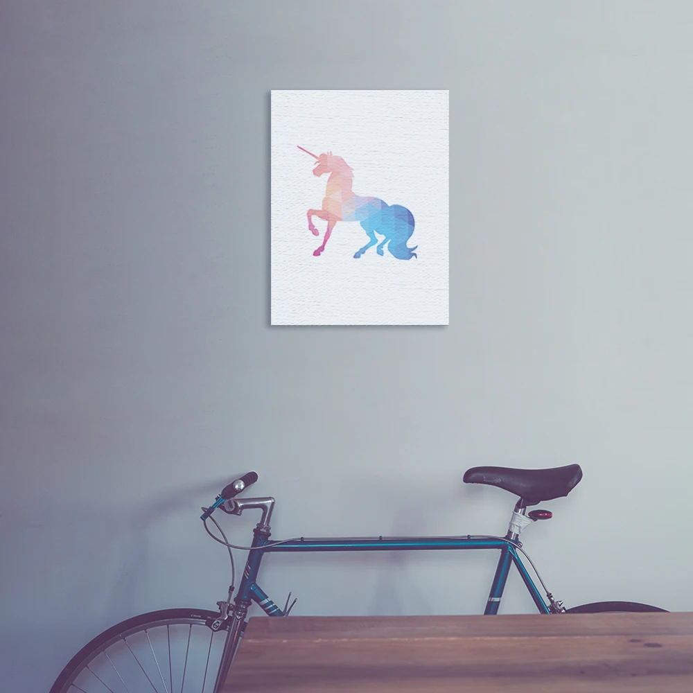 Hot Nordic Cute Animals Unicorn Canvas Painting Modern Wall Art Poster Print Picture For Kid Bedroom Living Room Home Decor | Дом и сад