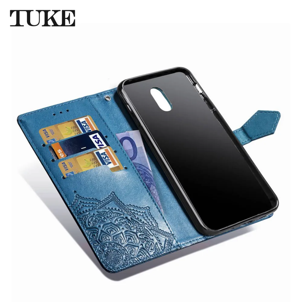 Роскошный чехол книжка для Samsung Galaxy C8 J7 Plus мобильного телефона с отделениями карт
