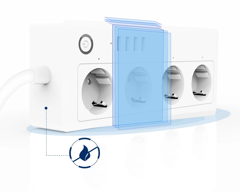 Lonsonho мульти Wi-Fi умная розетка удлинитель USB EU UK US Plug 16A работает с Alexa Google Home Tuya Smart Life APP