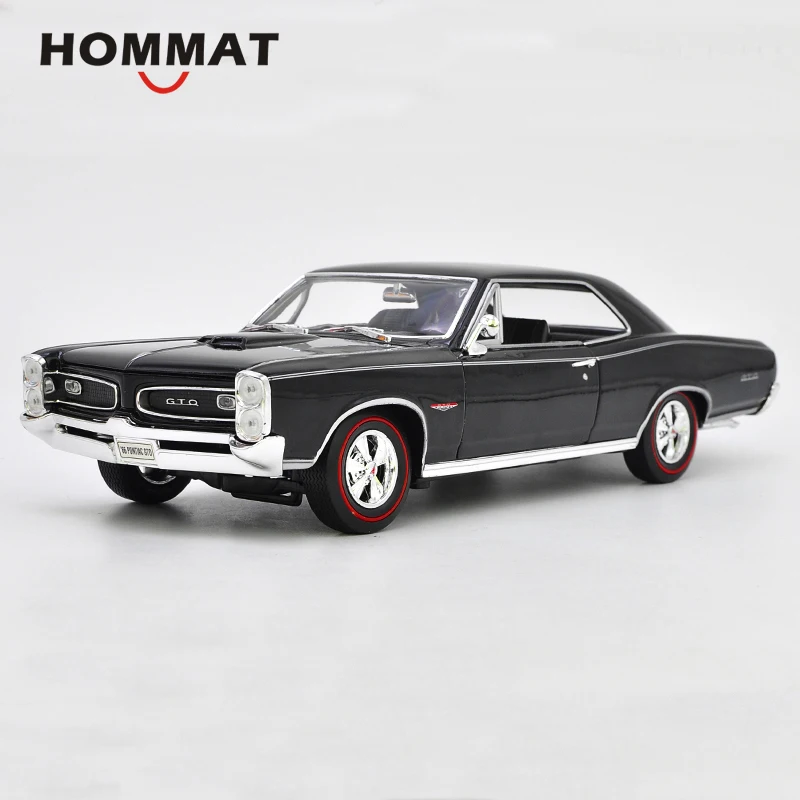 Hommate моделирование Welly 1:18 Pontiac GTO 1966 металлическая винтажная модель автомобиля 1/18