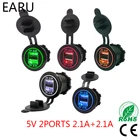 Высокоскоростное автомобильное зарядное устройство с двумя USB-портами, 12 В-32 В
