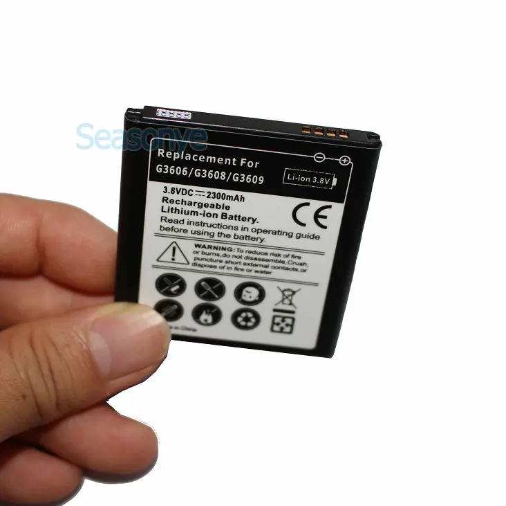 Seasonye 2300mAh EB BG360CBC сменный литий ионный аккумулятор для Samsung Galaxy Core Prime G360 G3608 G3606 G3609 +