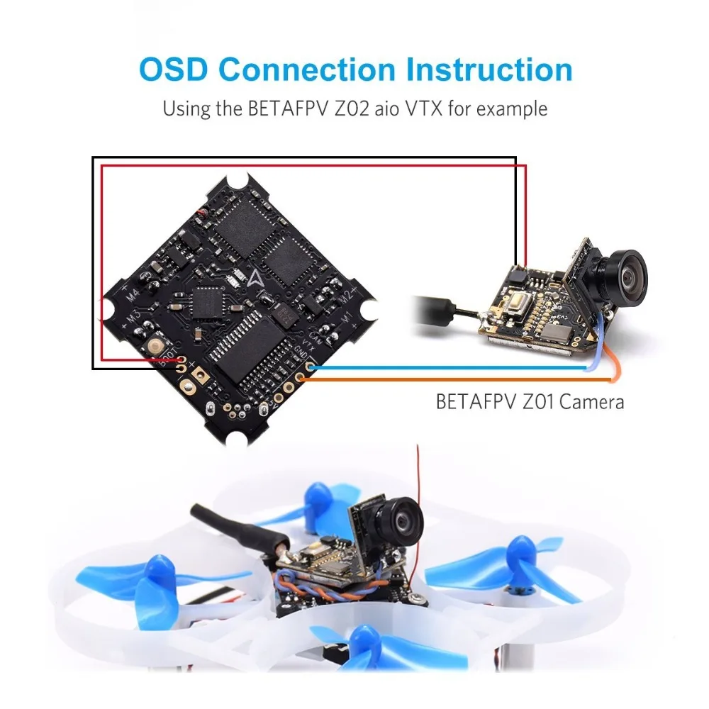 BETAFPV Beta65S 65 мм Оптовая Продажа рамы с 7x16 17500KV ЩЕТОЧНЫЕ двигатели обновленная