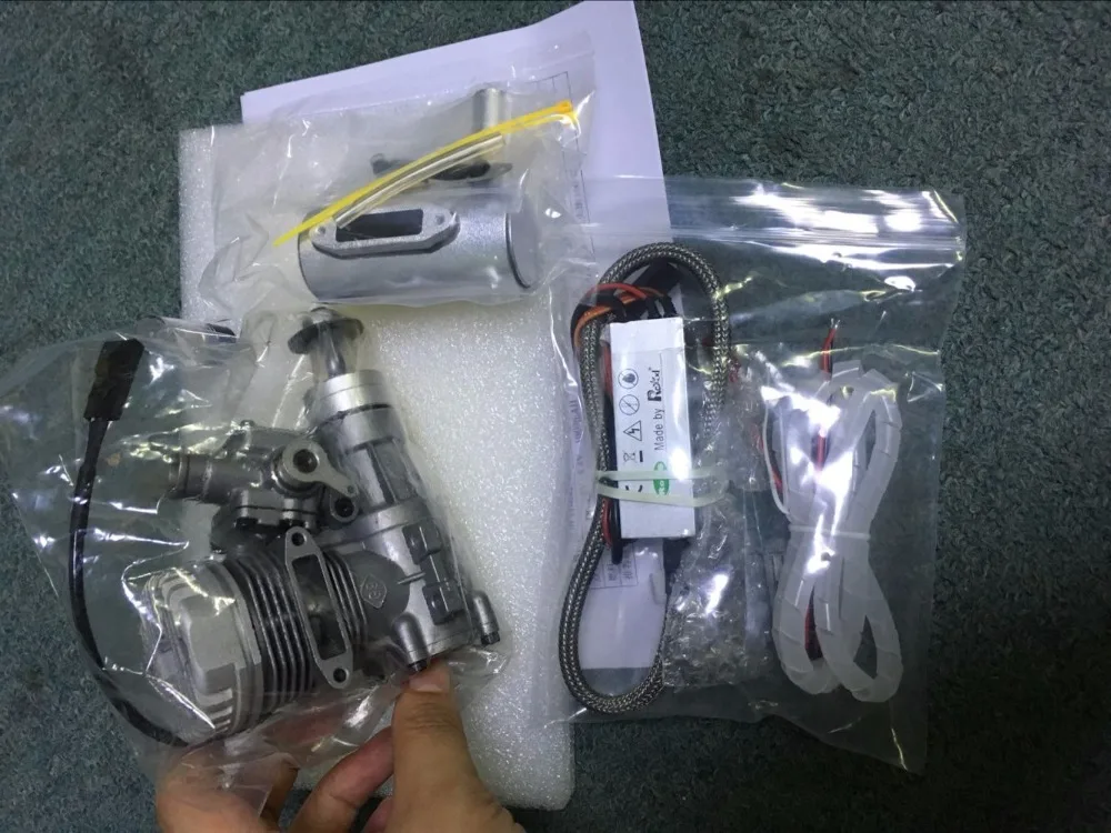 Радиоуправляемый самолет вертолет мини газовый двигатель 1.2hp/12600 об/мин 9.0cc с