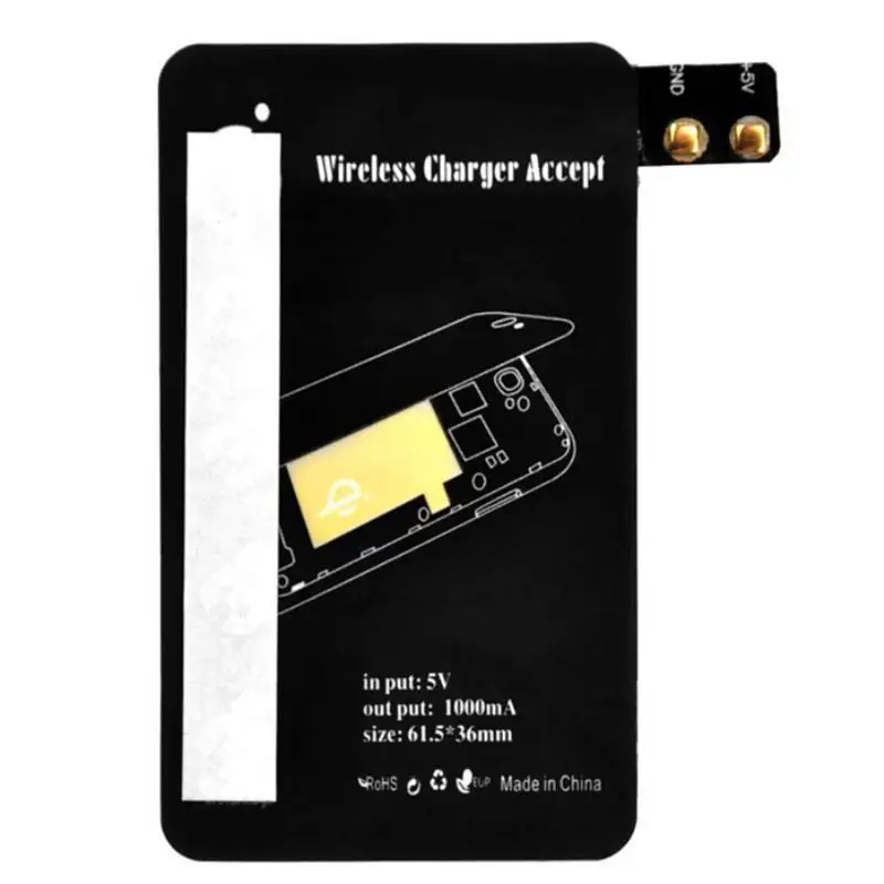 Горячая продажа Qi стандартное беспроводное зарядное устройство + приемник тег