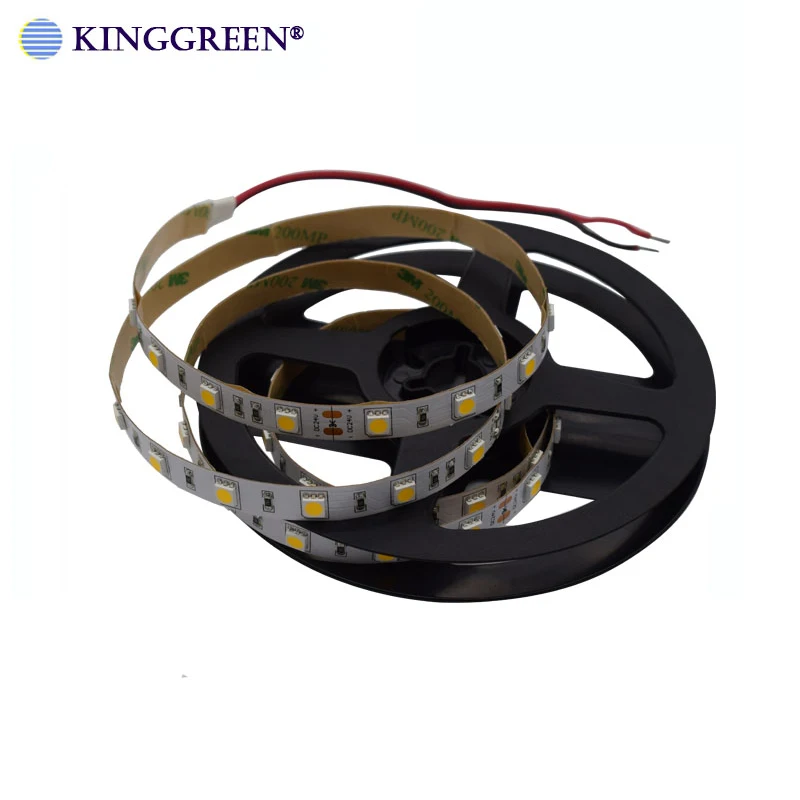 Высокое качество DC12V/24 V 30 светодиодный/м, 5 м/рулон осветительная панель для телевещания с высоким CRI> 90 гибкий светодиодный полосы света белый/R/G/B/Y/RGB 5050 светодиодный полосы
