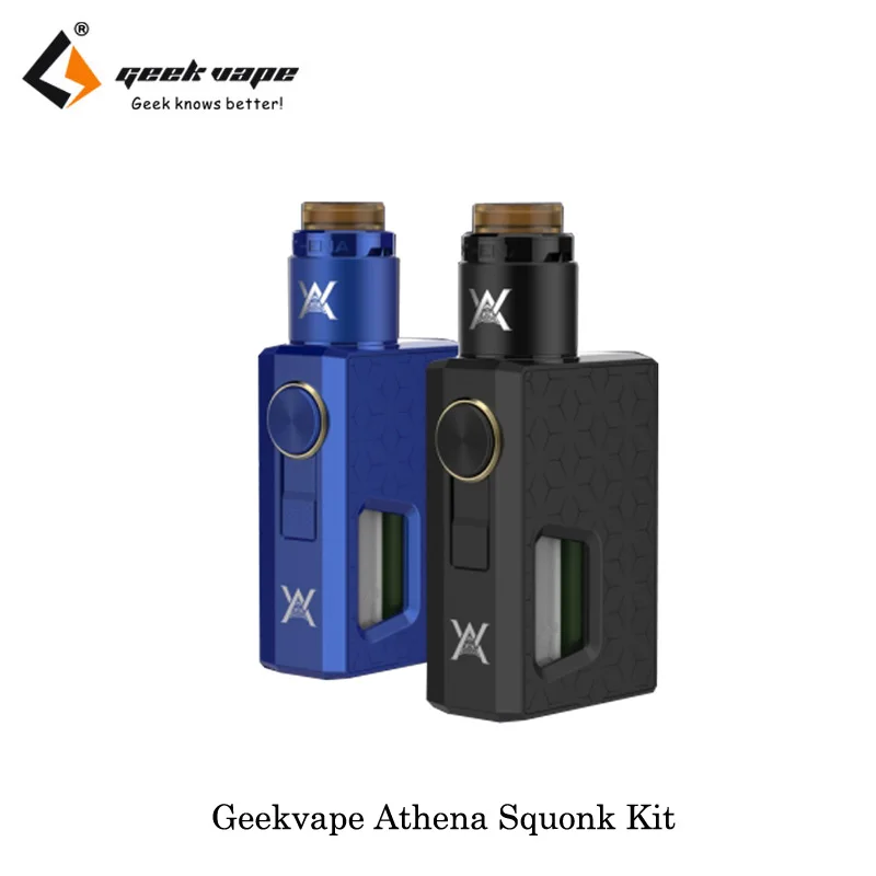 Оригинальный geekvape Athena squonk комплект механический мод VAPE 6.5 мл бутылка с RDA танк
