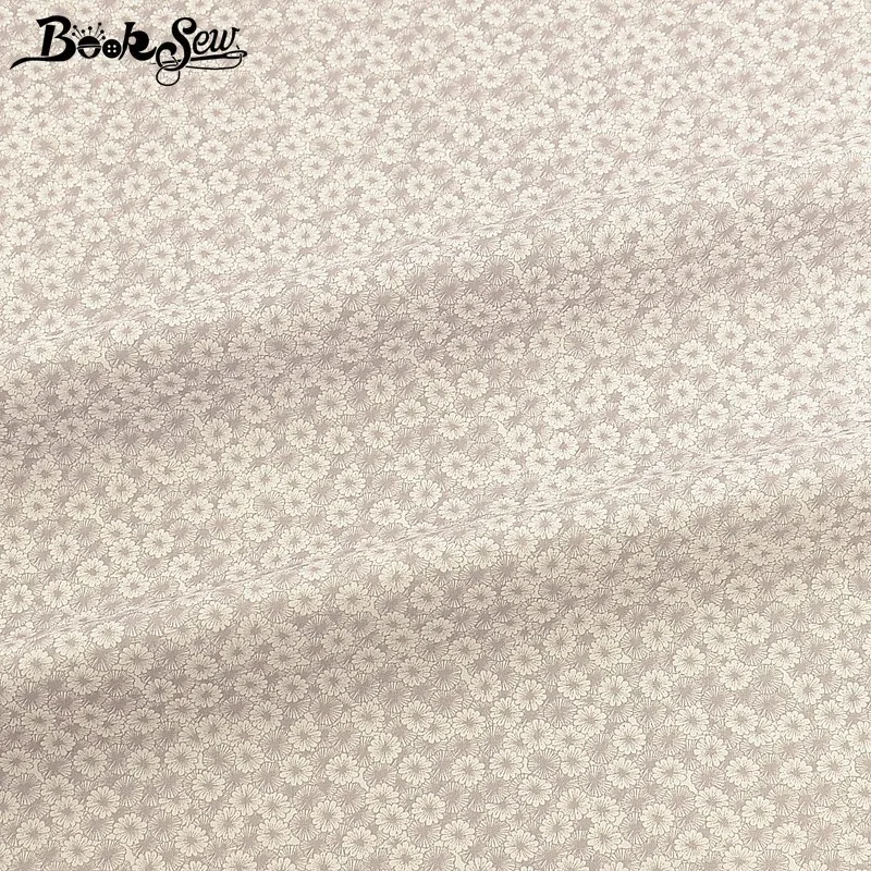 Booksew 100% хлопчатобумажная саржевая ткань с цветами для шитья сделай сам детское
