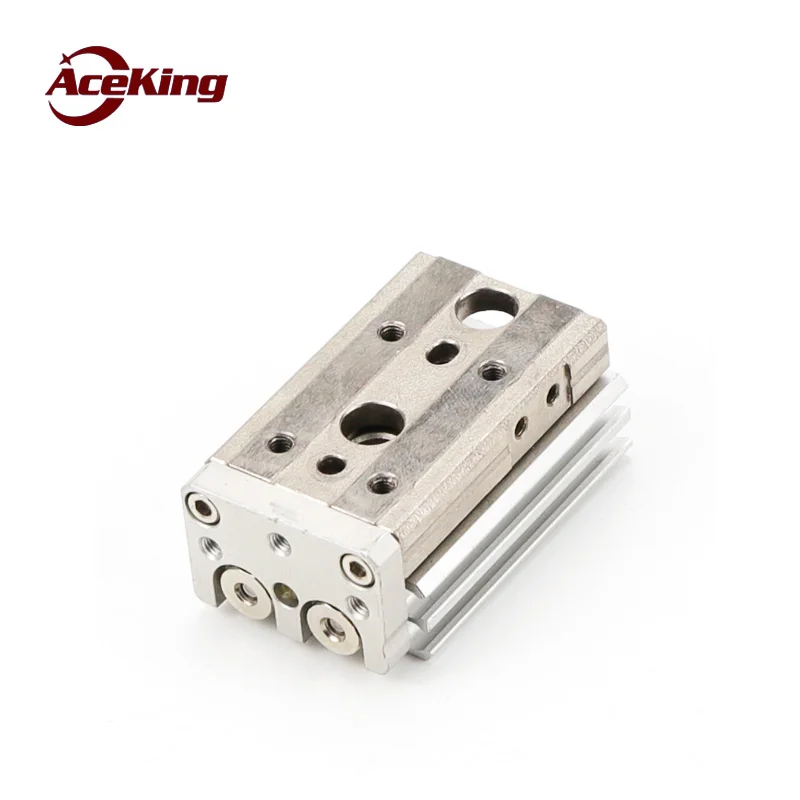 Цилиндр с пневматическим направляющим линейным прецизионным двухосным