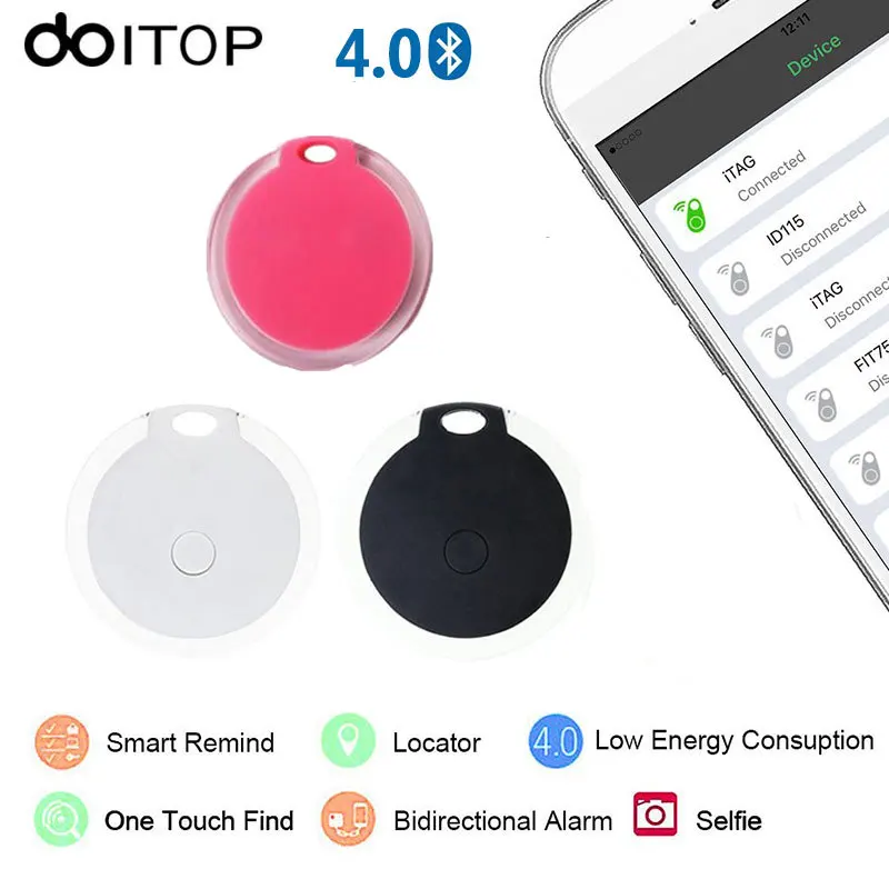 DOITOP мини анти-потерянный умный тег Finder BT Беспроводной GPS трекер для детей