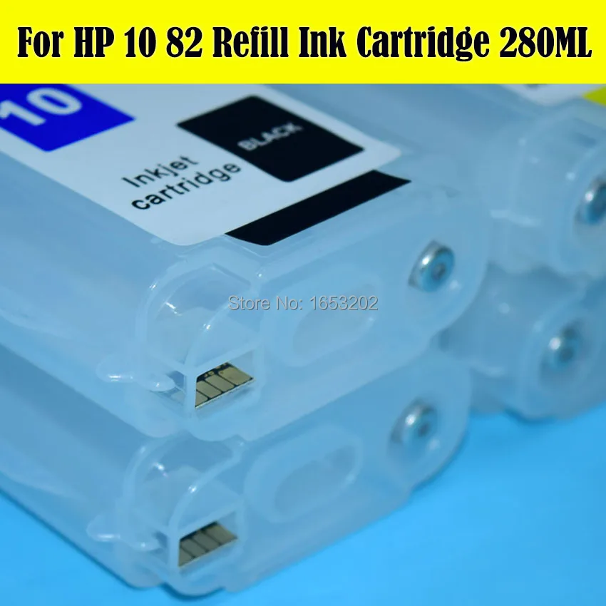 2 комплекта заводская цена принтер чернильный картридж для HP 10 82 C4844A/C4911C4913A