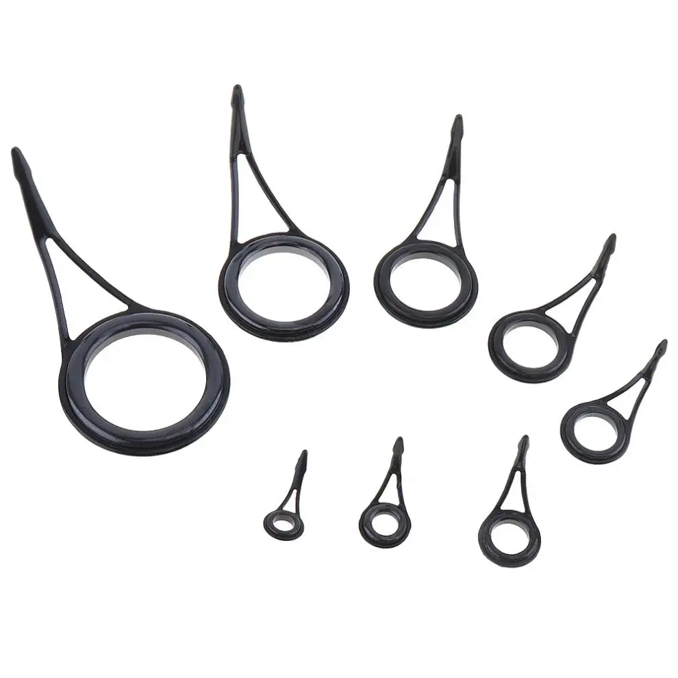 8 шт. наконечников Прочные Кольца для лески направляющая удочки комплект ремонта