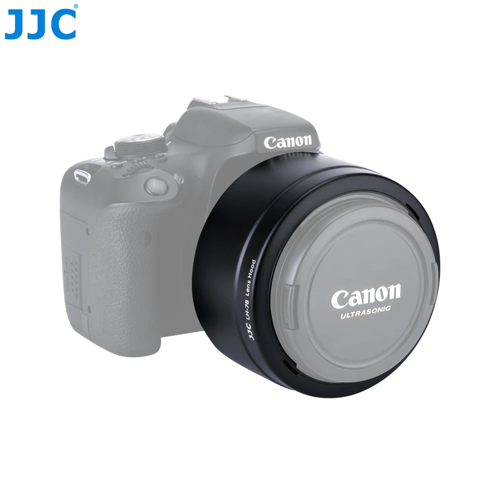 JJC LH-78 простой конструкции Камера DSLR Аксессуары черный бленда Тенты для canonef 50 мм