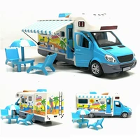 132 motor caravan travel car camper motorhome recreational vehicle rv trailer play home baby toys for boys gifts